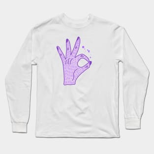 This is Fine Purple Long Sleeve T-Shirt